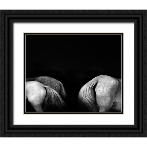 Tail Ends Black Ornate Wood Framed Art Print with Double Matting by Wride, Linda