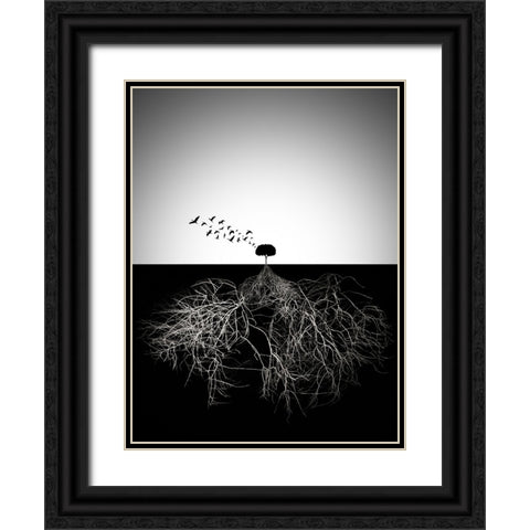 Do Not Judge According To Appearance Black Ornate Wood Framed Art Print with Double Matting by Arslanian, Souren