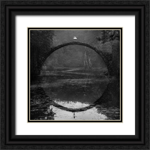 Ring Black Ornate Wood Framed Art Print with Double Matting by Koztowski, tukasz