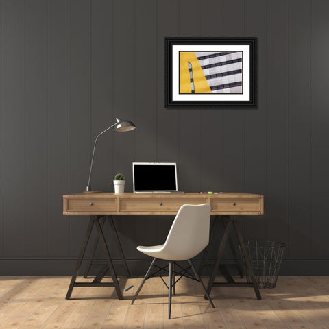 Continuation Black Ornate Wood Framed Art Print with Double Matting by Hammer, Jacqueline