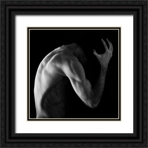 Into Black Black Ornate Wood Framed Art Print with Double Matting by Kostadinov, Bobby