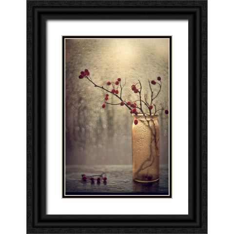 Untitled Black Ornate Wood Framed Art Print with Double Matting by Tikhonova, Valeriya
