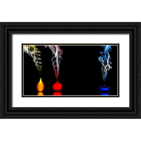Individuality Black Ornate Wood Framed Art Print with Double Matting by Doyle, Renee