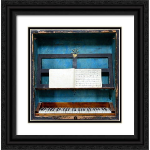 Music Box Black Ornate Wood Framed Art Print with Double Matting by Nasuh, Dirim