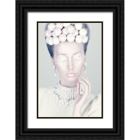 Christmas Ornament! Black Ornate Wood Framed Art Print with Double Matting by marinastudio