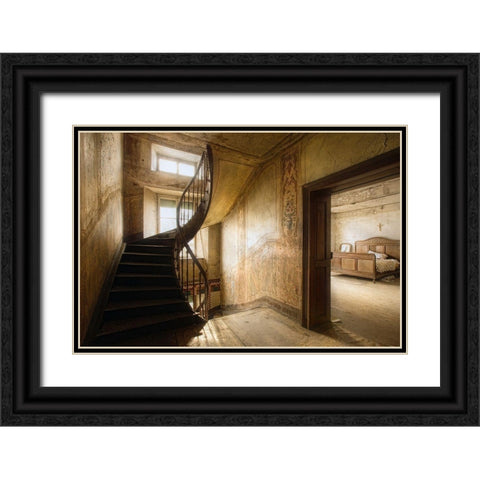 Untitled Black Ornate Wood Framed Art Print with Double Matting by Boomsma, Paul