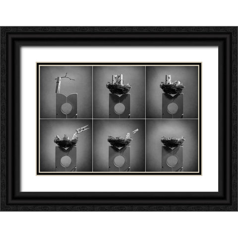 The Nest Black Ornate Wood Framed Art Print with Double Matting by Ivanova, Victoria