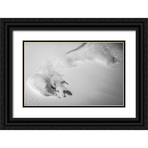 Powradise Black Ornate Wood Framed Art Print with Double Matting by Trevillot, Benjamin