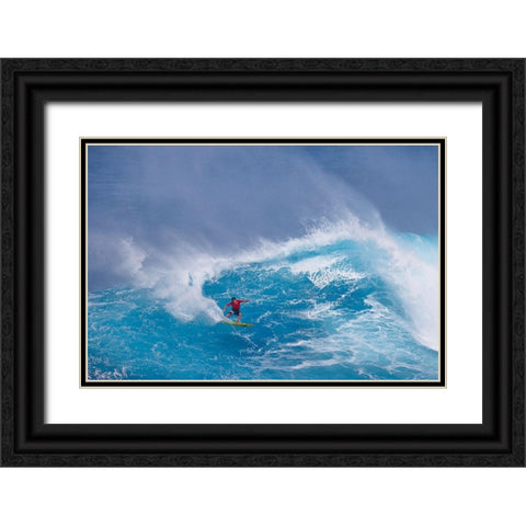 Daredevil Black Ornate Wood Framed Art Print with Double Matting by Stahl, Peter