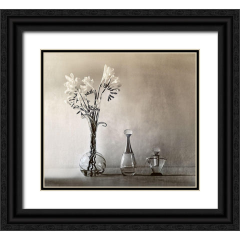 Untitled Black Ornate Wood Framed Art Print with Double Matting by Arjona, Elena