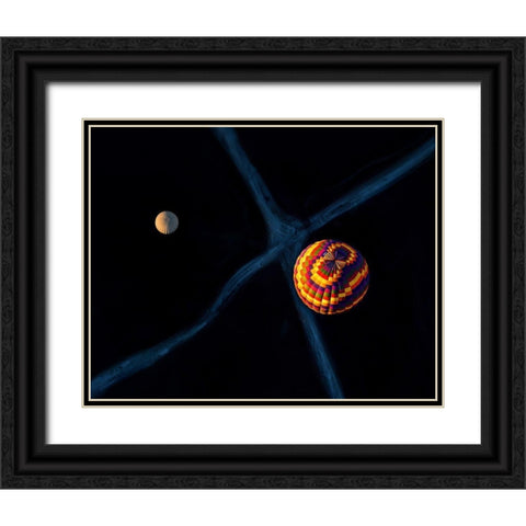 The Crossroads Black Ornate Wood Framed Art Print with Double Matting by Luis Duran, Juan