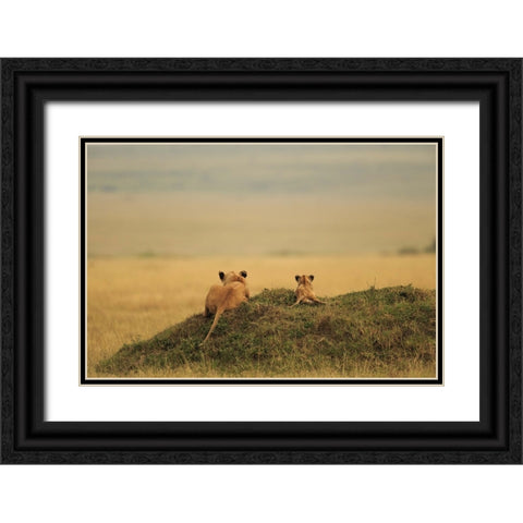 One Day It Will Be Yours Black Ornate Wood Framed Art Print with Double Matting by Mei, Massimo