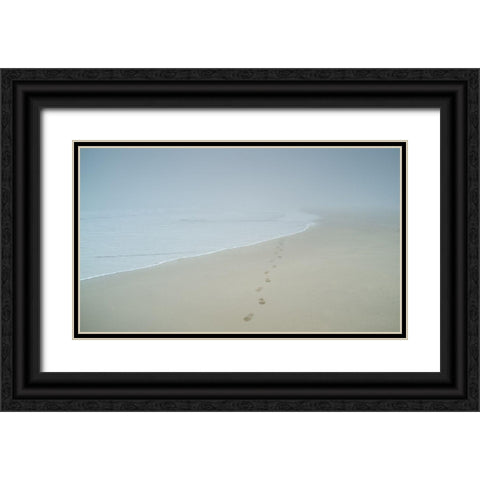 Isolation Black Ornate Wood Framed Art Print with Double Matting by Pearce, Simon