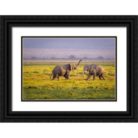 Ill Teach You Black Ornate Wood Framed Art Print with Double Matting by Taylor, Ted