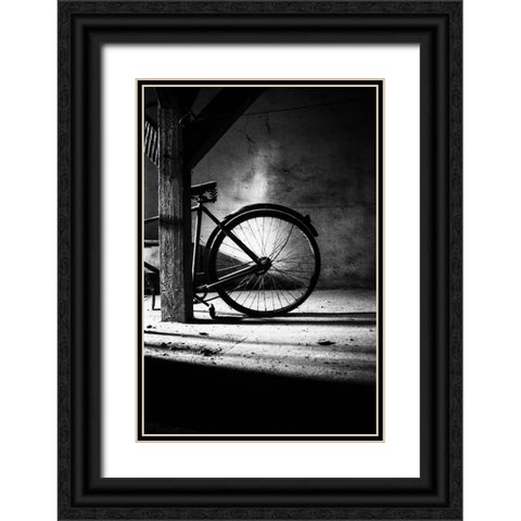 No. 315 Black Ornate Wood Framed Art Print with Double Matting by Halasi, Zsolt