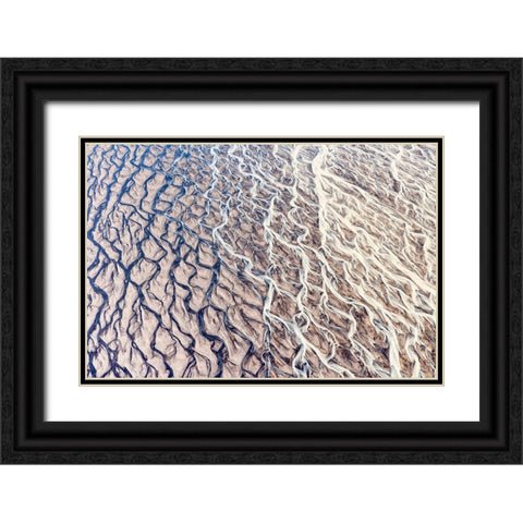 Black And White Black Ornate Wood Framed Art Print with Double Matting by Gil Raga, Joan