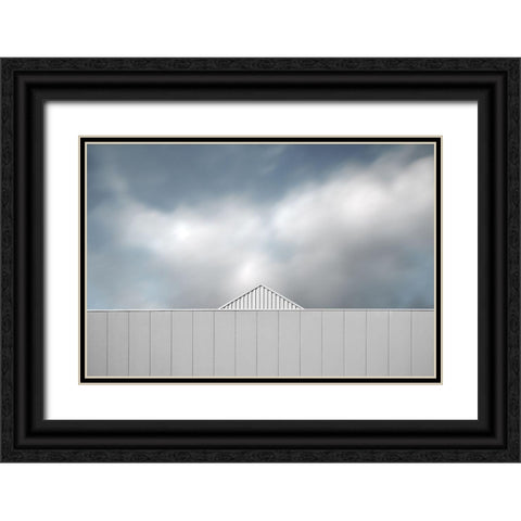 Mini Dome Black Ornate Wood Framed Art Print with Double Matting by Claes, Gilbert