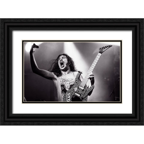 Lost Society Black Ornate Wood Framed Art Print with Double Matting by Kamarainen, Jesse