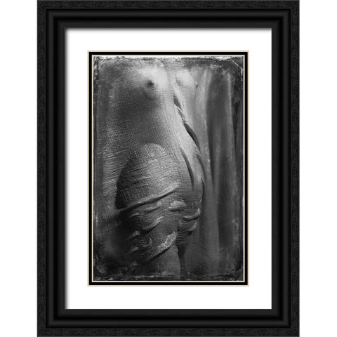 Untitled Black Ornate Wood Framed Art Print with Double Matting by Bousca, Bogdan