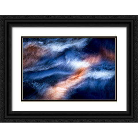 Dreamy Rapid Black Ornate Wood Framed Art Print with Double Matting by Damsten, Petri