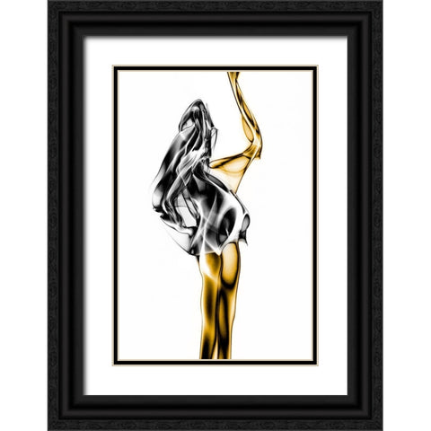 Naked Black Ornate Wood Framed Art Print with Double Matting by Marini, Roberto