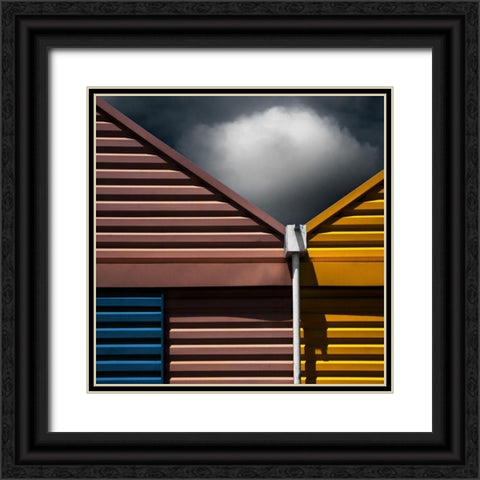 Hangar 13 Black Ornate Wood Framed Art Print with Double Matting by Claes, Gilbert