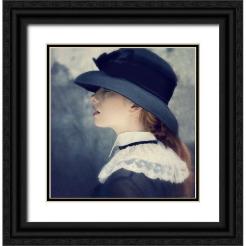 Sinopa II Black Ornate Wood Framed Art Print with Double Matting by kenp