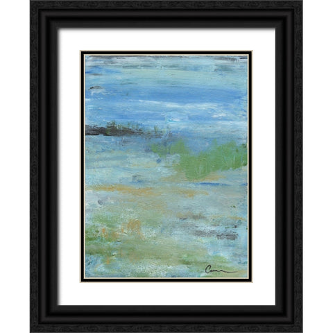 On the Shore Black Ornate Wood Framed Art Print with Double Matting by Carroccio, Lisa