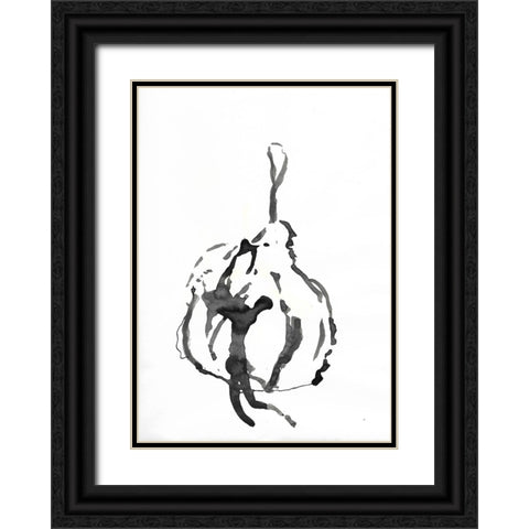 Strange Fruit II Black Ornate Wood Framed Art Print with Double Matting by Carroccio, Lisa