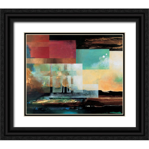 Grand Canyon Abstract I Black Ornate Wood Framed Art Print with Double Matting by Unknown