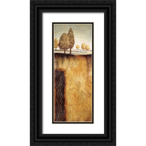 Golden Roots Panem II Black Ornate Wood Framed Art Print with Double Matting by Unknown