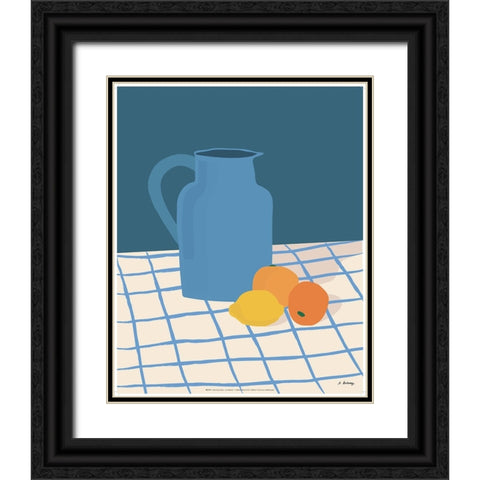 Dubussy - Jus vitamine Black Ornate Wood Framed Art Print with Double Matting by Dubussy