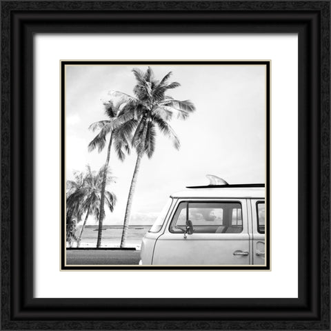 Braun Studio - California Van Black Ornate Wood Framed Art Print with Double Matting by Braun Studio