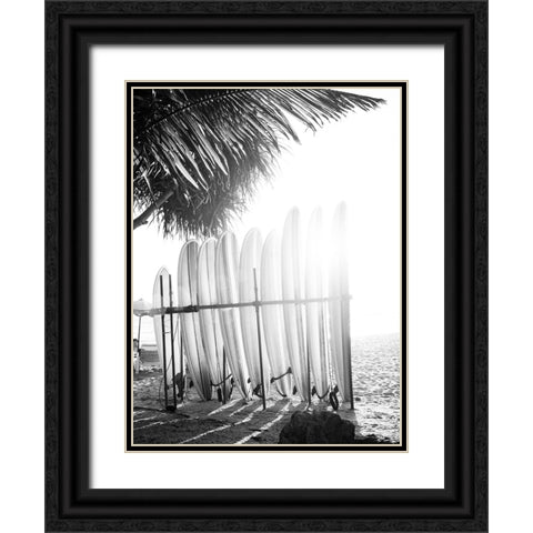 Braun Studio - Planches de surf Black Ornate Wood Framed Art Print with Double Matting by Braun Studio