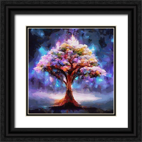 The Miracle Tree Black Ornate Wood Framed Art Print with Double Matting by Medeiros, Celito