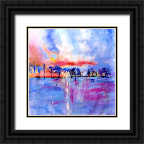Morning Black Ornate Wood Framed Art Print with Double Matting by Kovacs, Anna Brigite