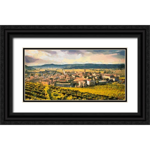 I Like Italy so much VI Black Ornate Wood Framed Art Print with Double Matting by Medeiros, Celito