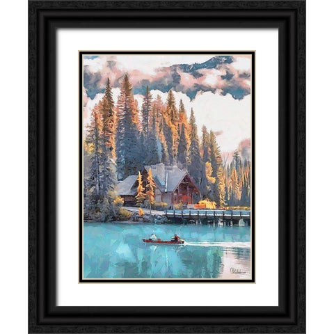 Jasper National Park III Black Ornate Wood Framed Art Print with Double Matting by Medeiros, Celito