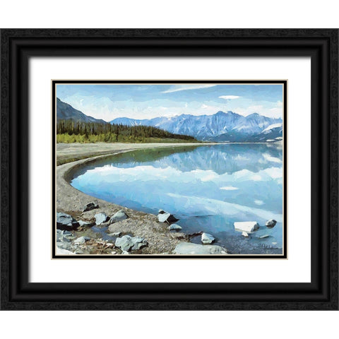 Jasper National Park VII Black Ornate Wood Framed Art Print with Double Matting by Medeiros, Celito