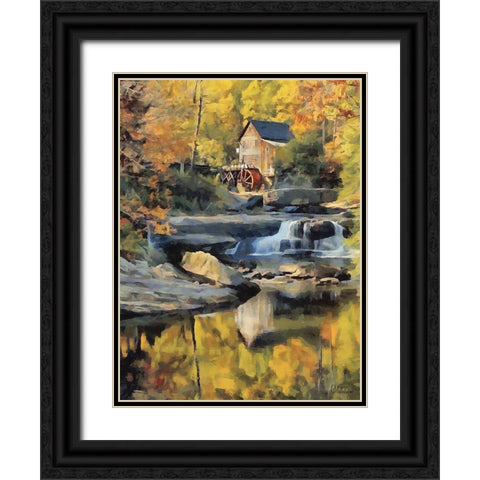 Mill Collection III Black Ornate Wood Framed Art Print with Double Matting by Medeiros, Celito