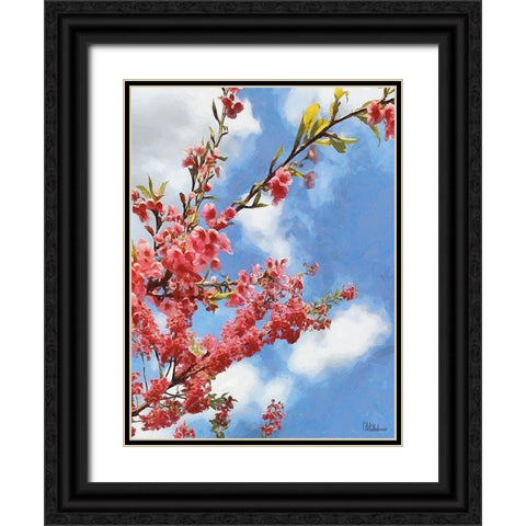 I like Flowers XXVIII Black Ornate Wood Framed Art Print with Double Matting by Medeiros, Celito