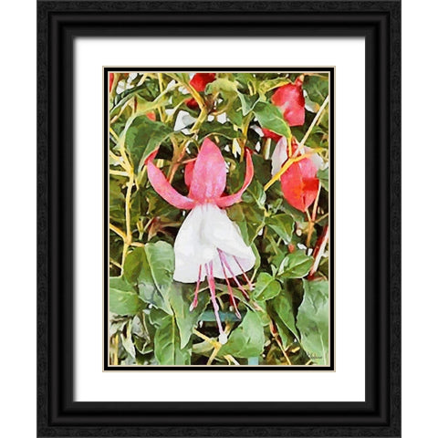 I like Flowers XXXII Black Ornate Wood Framed Art Print with Double Matting by Medeiros, Celito