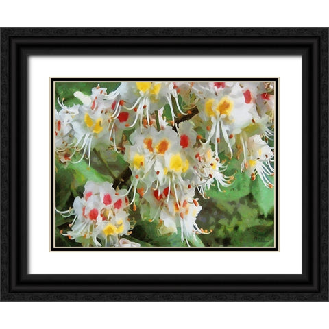 I like Flowers XXXIII Black Ornate Wood Framed Art Print with Double Matting by Medeiros, Celito