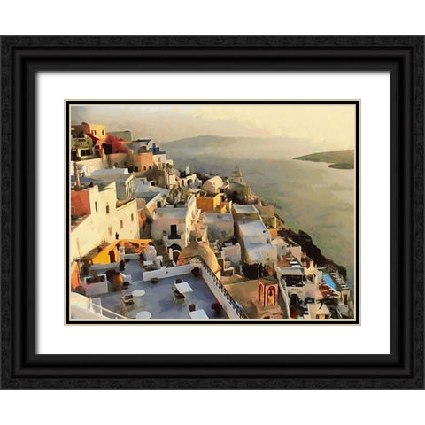 Travel Destination around the World XVII Black Ornate Wood Framed Art Print with Double Matting by Medeiros, Celito