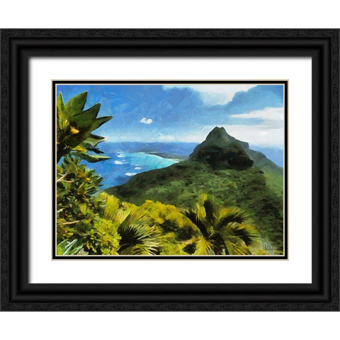 Travel Destination around the World XXI Black Ornate Wood Framed Art Print with Double Matting by Medeiros, Celito