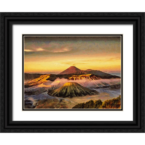 Travel Destination around the World XXII Black Ornate Wood Framed Art Print with Double Matting by Medeiros, Celito