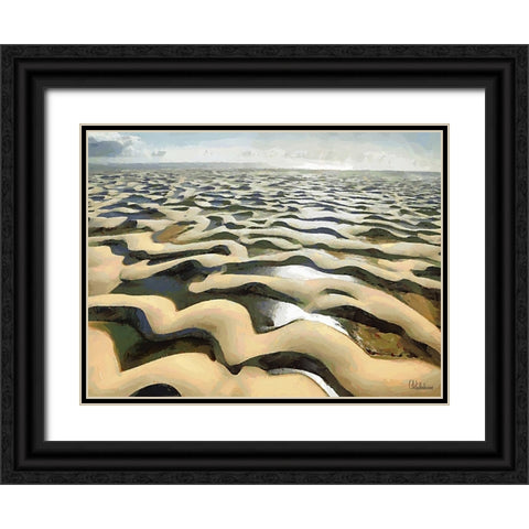 Travel Destination around the World XXXVIII Black Ornate Wood Framed Art Print with Double Matting by Medeiros, Celito
