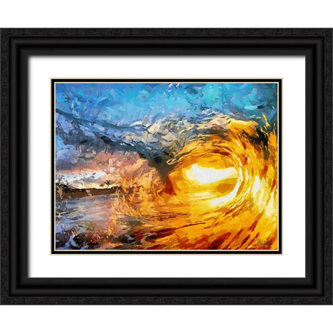 Travel Destination around the World XLII Black Ornate Wood Framed Art Print with Double Matting by Medeiros, Celito