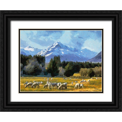 Travel Destination around the World XLIII Black Ornate Wood Framed Art Print with Double Matting by Medeiros, Celito