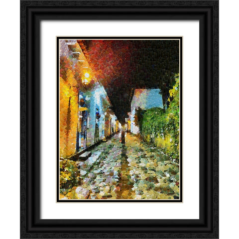 Atmosphere in Southern Cities XIX Black Ornate Wood Framed Art Print with Double Matting by Medeiros, Celito
